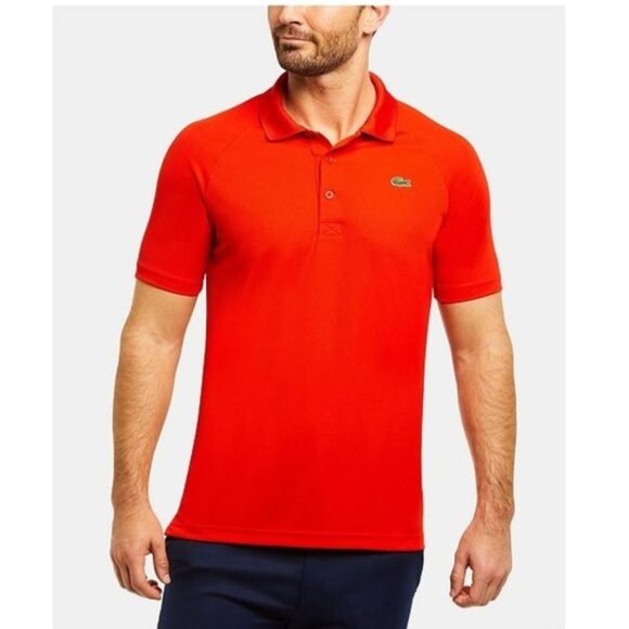 Lacoste Men's Sport Short Ultra Dry Raglan Sleeve - Picture 1 of 7